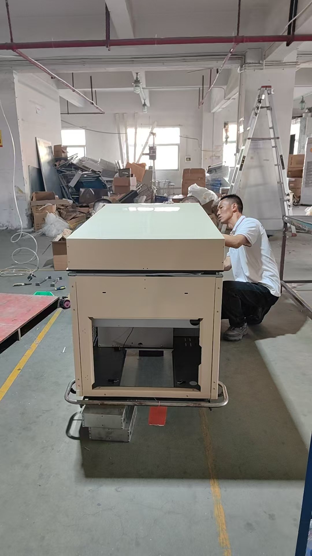 Chassis welding and assembly